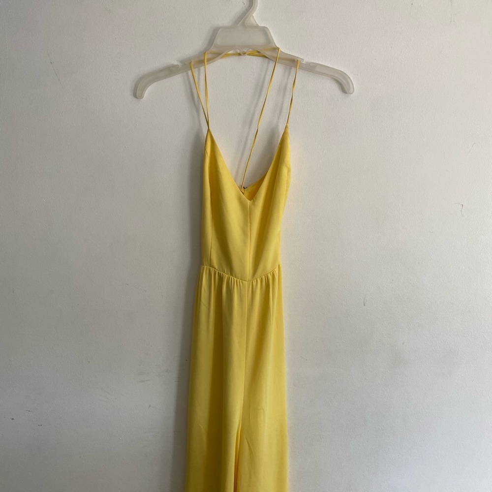 Forever 21 jumper, size small, ties in back, yellow